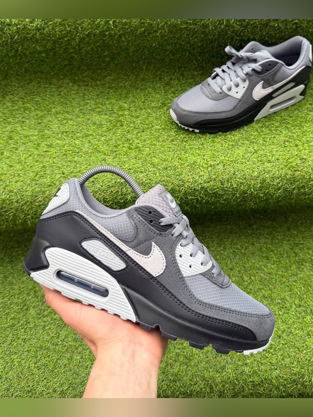 Nike Air Max 90 “Smoke Grey Black Photon Dust” Men’s Shoes - Picture 6 of 6